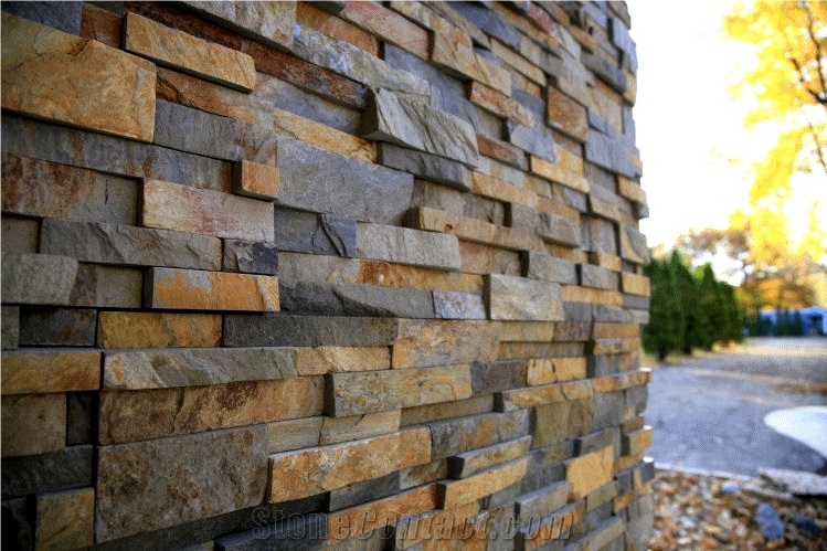Natural Stone Thin Veneer- Slate Stone Vener Panels-Fairfield