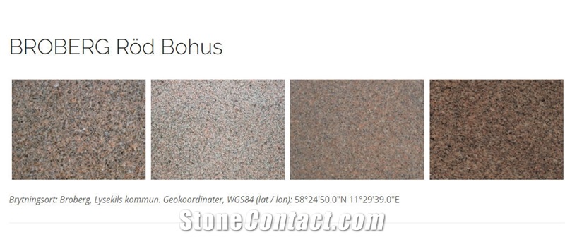 Broberg Rod Bohus Granite