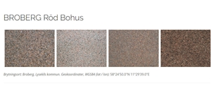 Broberg Rod Bohus Granite