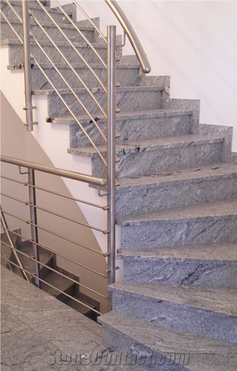 Viskont White Granite Staircase