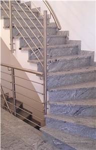 Viskont White Granite Staircase