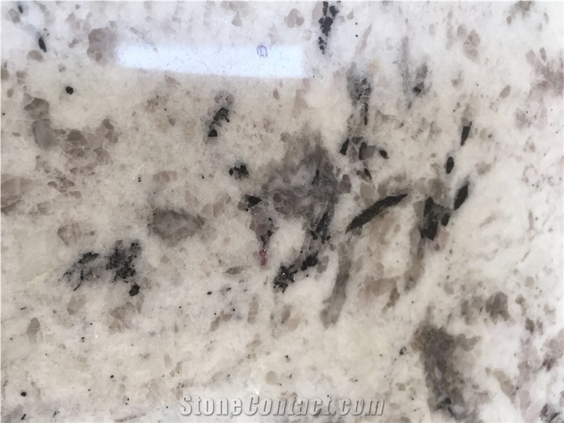 Galaxy White Granite Kitchen Countertops, Brazil Branco White Granite Kitchen Tops,Milky White Granite, Natural Polished White Star Granite