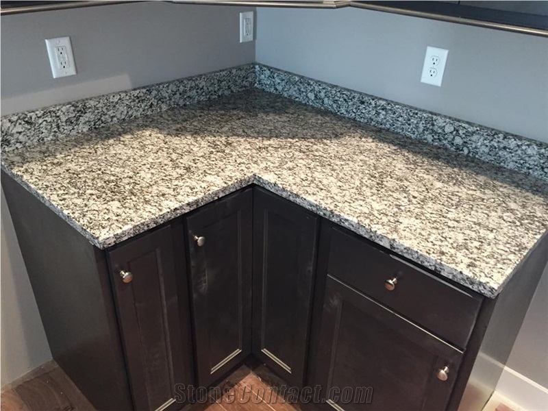 Spray White Granite Tops Kitchen Countertops Water Wave Sea Wave