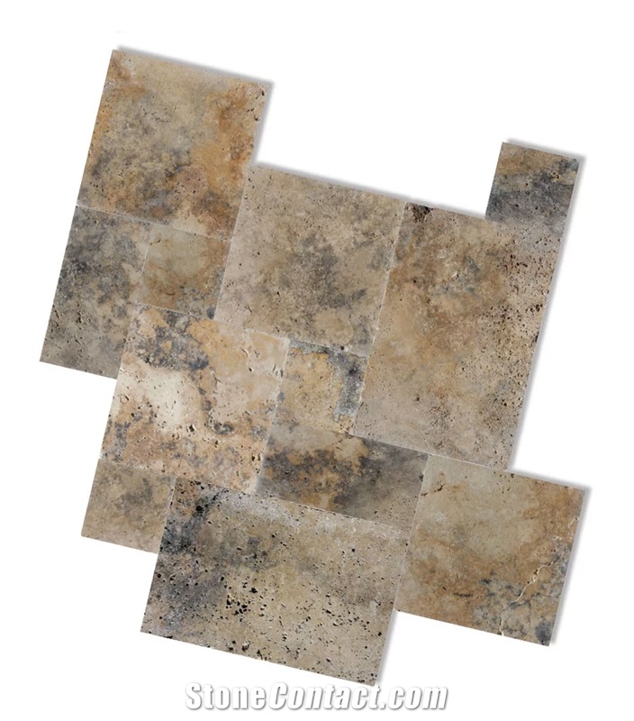 Autumn French/ Versailles Pattern Tumbled Paver