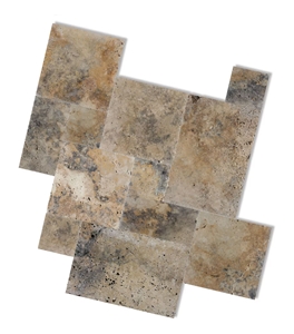 Autumn French/ Versailles Pattern Tumbled Paver