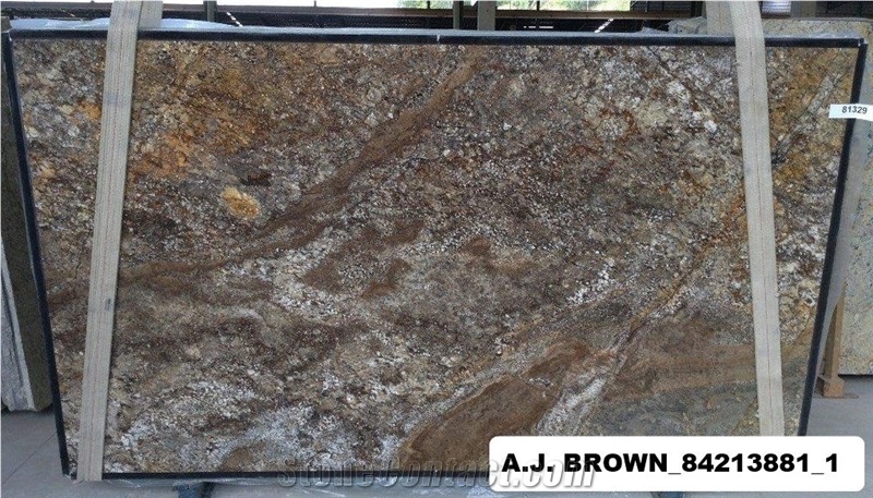 Aj Brown Granite Slabs