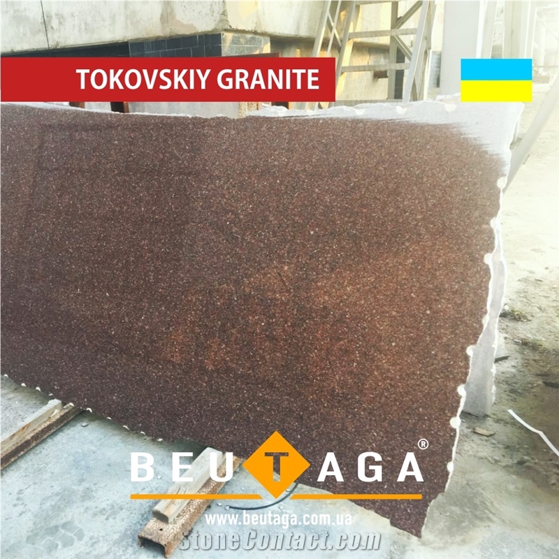 Carpazi Granite Slab Red (Thickness 20,30,40,50 mm Etc) - Ukraine Granite