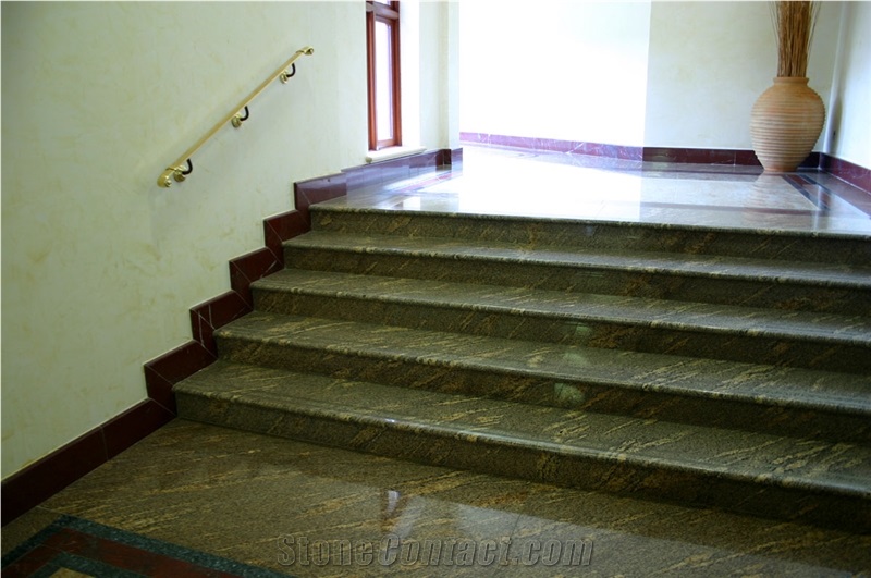 Juparana India Granite Staircase