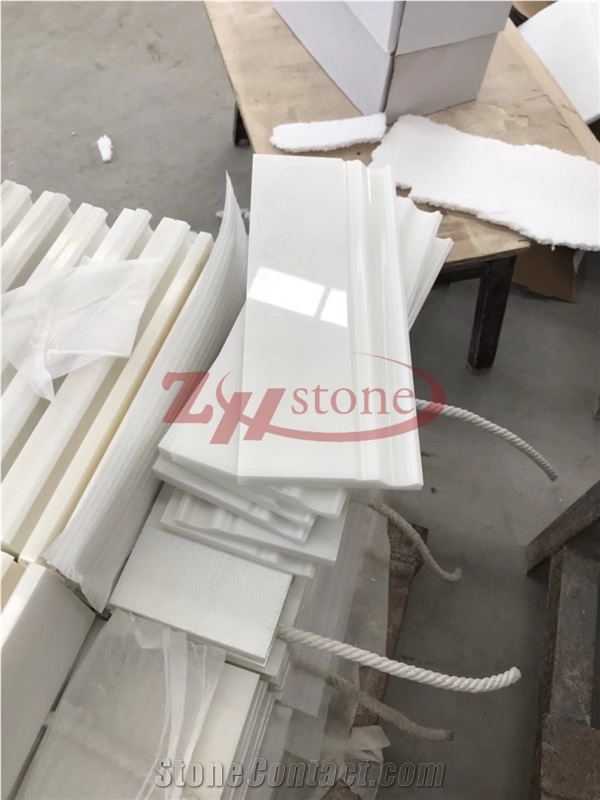 Orient White Marble ,East White Marble Molding&Border ,Stone Molding