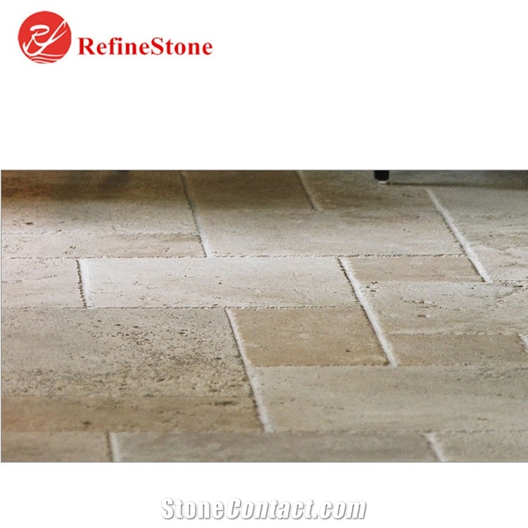 Cheap Antique Cream Travertine Pavers And Tiles
