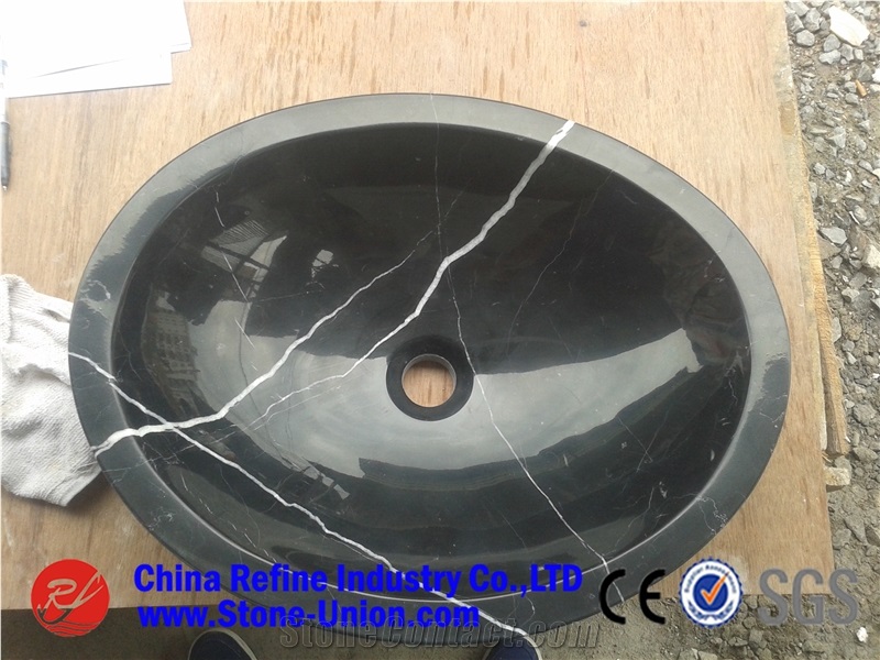 Cheap Black Square Marble Washing Basins, Black Marble Sinks & Basins,China Cheap Black Marble Nero Marquina Rectangle/Square Bathroom Wash Basins