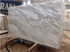 A Grade Calacatta Carrara Italy White Marble Slabs Polished High Glossy,Bianco Carrara Marble Tiles for Bathroom Walling Tiles,Floor Covering Pattern