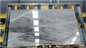 A Quality Tundra Blue Marble Polished Slabs Machine Cutting Panel, Tiles for Wall Cladding,Hotel Lobby Floor Covering