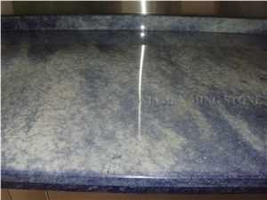 Azul Diva Dark Blue Sodalite Polished Marble Polished Kitchen Bar Top,Worktop for Reception