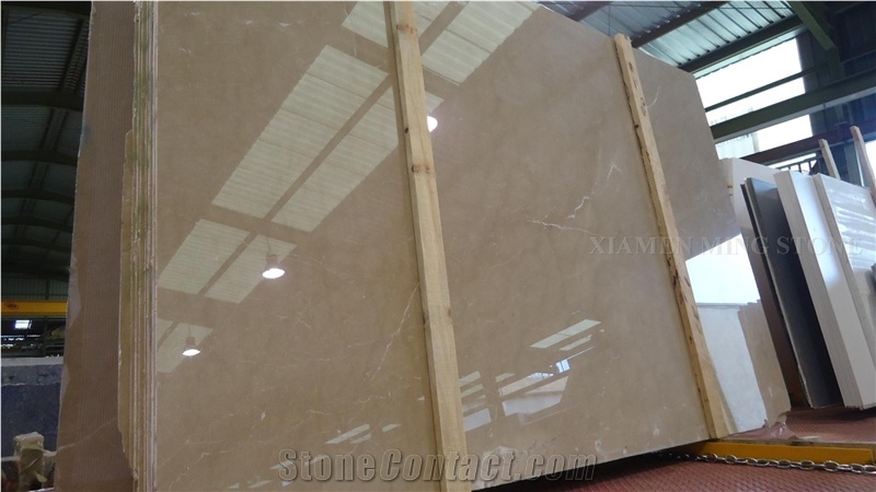 Block in Stocks Imperial Beige Marble Persian Cream Slabs Polished,Cutting Paenl Tiles for Interior Floor Covering,Wall Panel Hotel Project