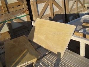 Blocks in Stock Golden Travertine Yellow Honed Machine Cutting Panel Tiles for Floor Covering Pattern,Travertine Slabs
