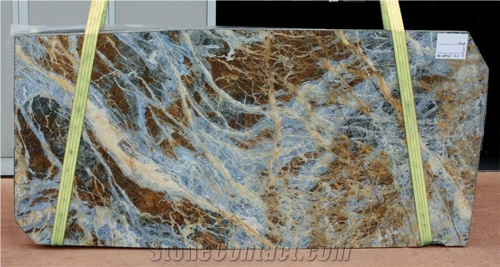 Blue Jeans Turkey Blue Marble Slabs,Azul Orientale Marble Machine Cutting Panel Tiles for Interior Hotel Floor Covering,Walling Pattern