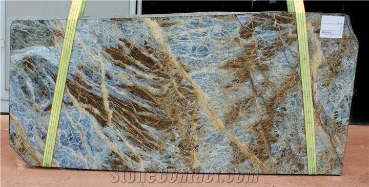 Blue Jeans Turkey Blue Marble Slabs,Azul Orientale Marble Machine Cutting Panel Tiles for Interior Hotel Floor Covering,Walling Pattern