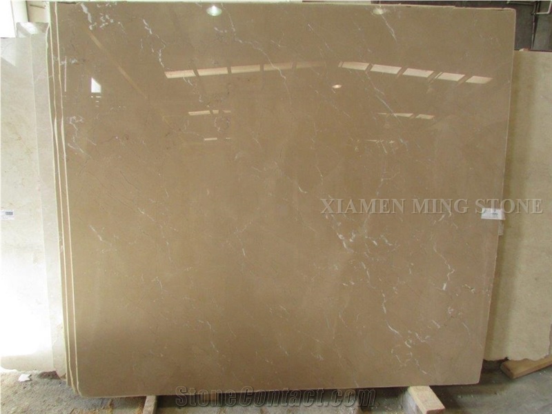 Caffe Latte Beige Marble Polished Slabs,Machine Cutting Tiles Panel for Hotel Bathroom Floor Covering,Wall Cladding Skirting Pattern,Turkey Cream