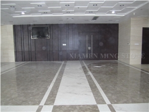 China Athen Bossy Grey Marble Polished Slabs, Cut to Size Tiles for Villa Interior Wall Cladding Panel Pattern,Floor Covering Skirting