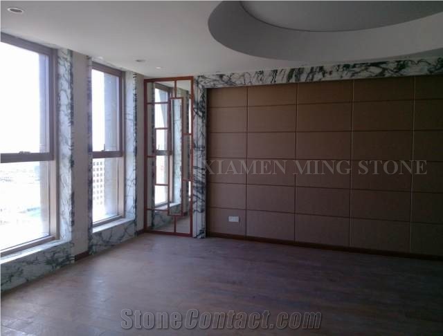 China Green Clivia Marble Interior Window Sills,Door Frames,Green Veins Thresholds,Window Surround,Interior Stones