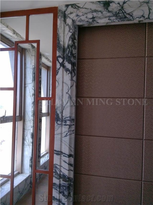 China Green Clivia Marble Interior Window Sills Door Frames
