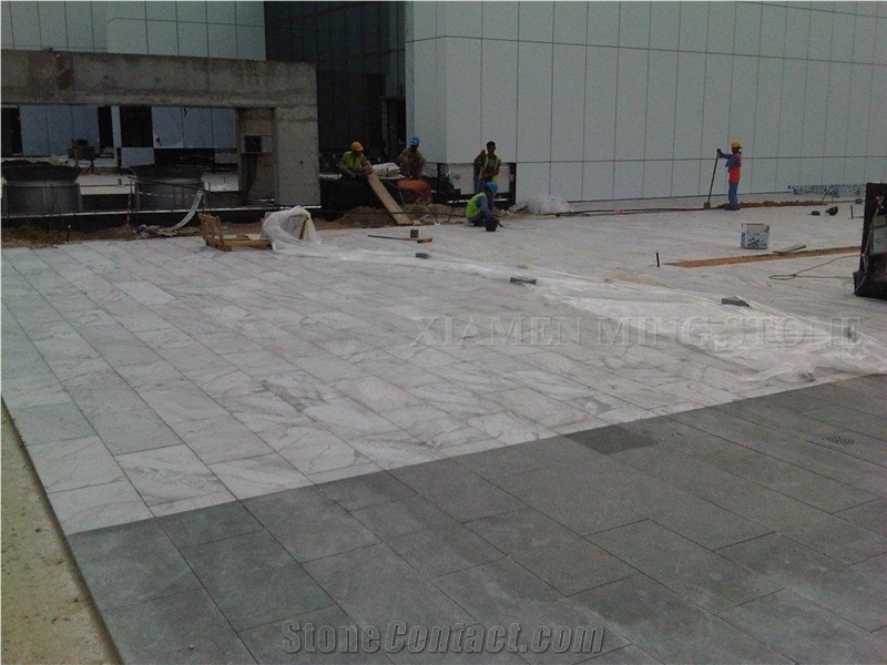 China Viscont White Juparana Granite Tile with Grey Veins,Machine Cutting Slabs Panel for Building Walling,Exterior Cladding Pattern