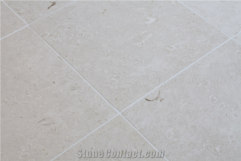 Cream Bella Seashell Marble Honed Machine Cutting Tiles for Interior Walling,Cremo Belle Marble Panel Floor Covering Pattern Stepping