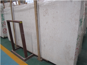 Greece Beige Crema Champagne Limestone Honed Slabs,Machine Cutting Panel Seashell Coral Stone Tiles for Interior Floor Covering Pattern Tiles