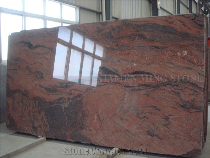 High Glossy China Multicolor Red Granite Polished Slabs,Machine Cutting Tiles Panel for Wall Cladding,Interior Floor Stepping,Skirting Tiles