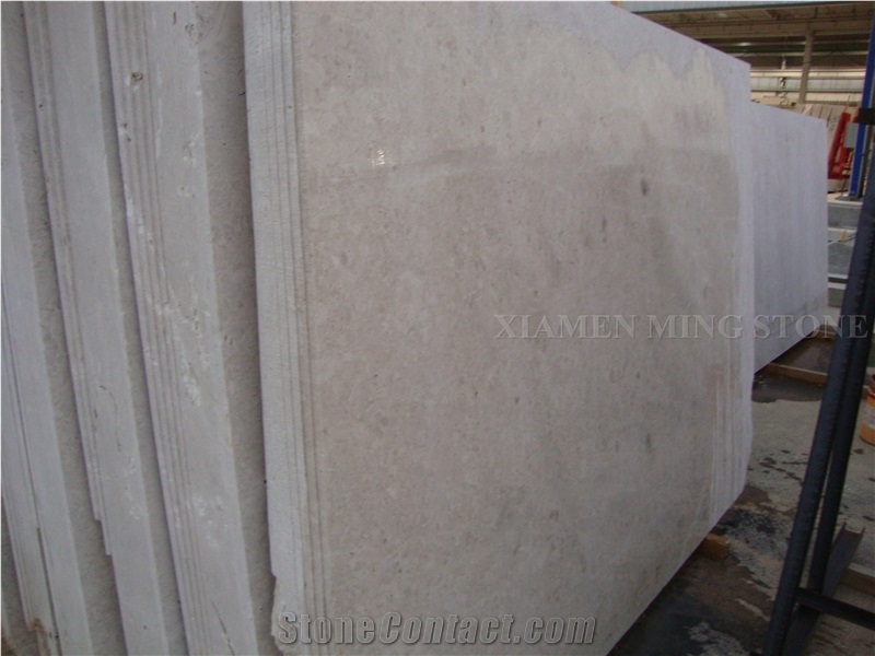 Imported Snow Pearl Beige Marble Polished Slabs,Machine Cutting Cream Marble Panel for Bathroom Floor Covering