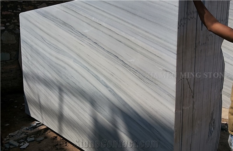 Palissandro Blue Chiaro Italy White Marble Slab,Straight Vein Cutting Marble Tiles for Interior Flooring,Bathroom Wall Panel