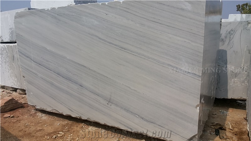 Palissandro Bluette Chiaro Italy White Marble Slab,Straight Vein Cutting Marble Tiles for Interior Flooring,Wall Panel