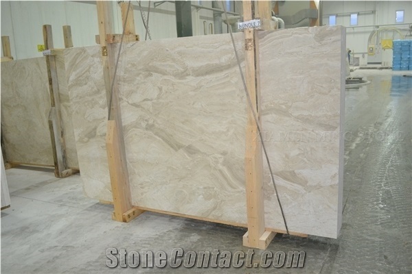 Polished Princeless Crystal Ice White Marble Project Slab, Cream Marble Tiles Bathroom Walling,Floor French Pattern