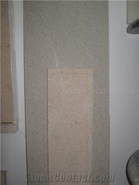 Project Tiles Sunta Mocca Cream Novo Limestone Polished Tile,Machine Cutting Panel for Bathroom Walling,Floor Covering Beige Coral Stone