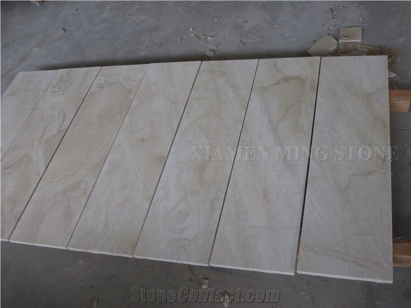 Turkey Super White Travertine Medium Honed Machine Cutting Tiles for Wall Cladding,Bianco Travertino Floor Covering Pattern,Hotel Interior Stone