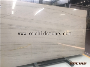 Quality a Polished White Quartzite, White Macauba Quartzite Slab & Tile & Cut to Size for Floor Covering and Wall,Paver,French Patterns,Jumbo Patterns