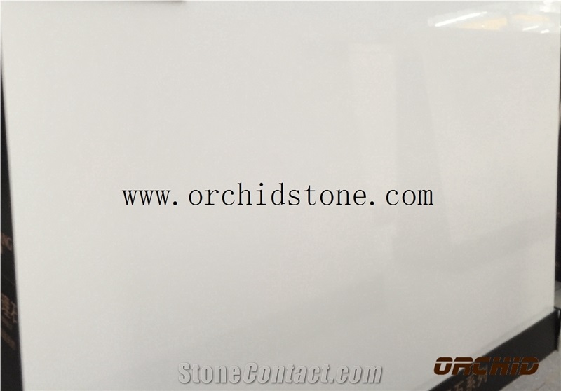 Super White Artificial Marble Slabs & Tiles,Engineered Marble Flooring,Wall Cladding,Artificial Stone