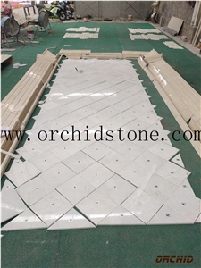 Volakas White Arikton Marble Tiles & Slabs, Polished Greek Marble Flooring Paver, Walling Cladding,White Jade Cut to Size,Skirting,Backsplash
