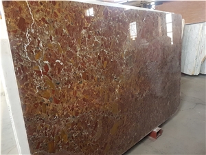 Red Conglomerate Marble Slabs