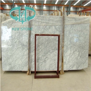 Italian Bianco Carrara Polished White Marble Tiles and Slabs Good for Marble Wall Covering Tiles and Marble Floor Covering Tiles