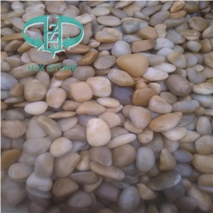 Multicolor Nature Stone Pebbles, Cobble Stone Driveway & Walkway Pebble, River Cobble Pebbles