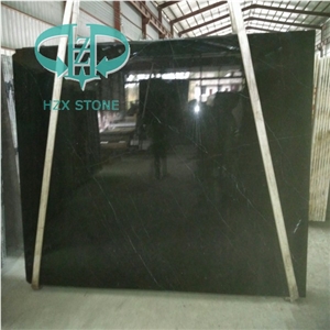 Nero Marquina Marble Slabs, Black Marble Slabs & Tiles Polished Floor Tiles, Wall Tiles