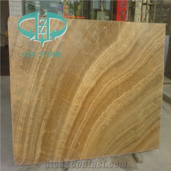 Top Selling Teak Wood Natural Marble Tiles & Slab, China Brown Marble Slabs for Kitchen Countertop, Bathroom Vanity Top