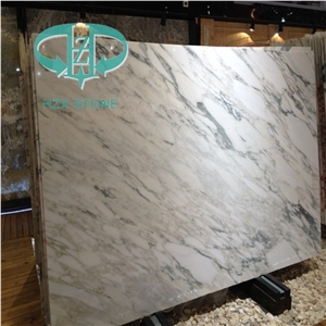 White Carrara Extra Marble Tiles & Slabs Italy, White Polished Marble Floor Tiles, Wall Tiles