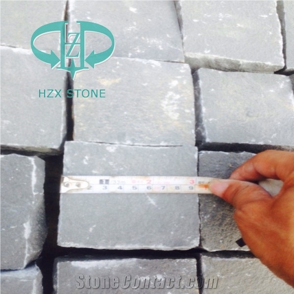 Zhangpu Black Basalt Cube Stone Natural Split for Walkway/Driveway/China Black Basalt Outdoor Paving
