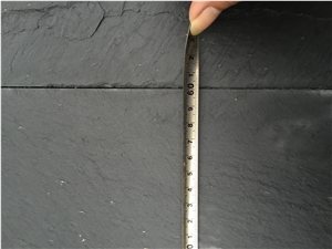 Natural Stone Tiles Black Slate Floor Tiles for Construction