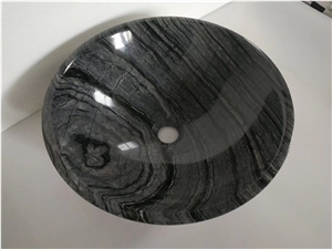 Natural Stone Wash Bowls Brown Onyx Solid Surface Sink for Bathroom