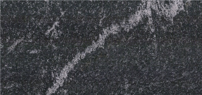 Via Lactea Granite, Jet Mist, Black Snowflake Granite