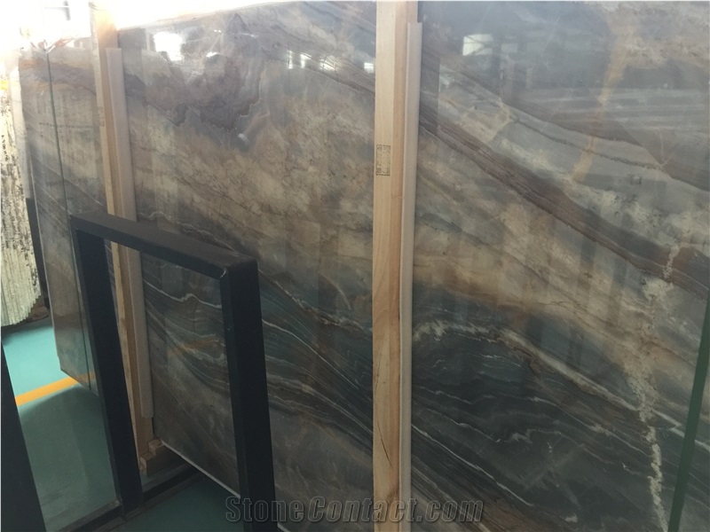 China New Brown Marble Lafite Impress with Book Match Slab ,Popular Luxury Natural Stone for Hotel Villa Interior Decaration